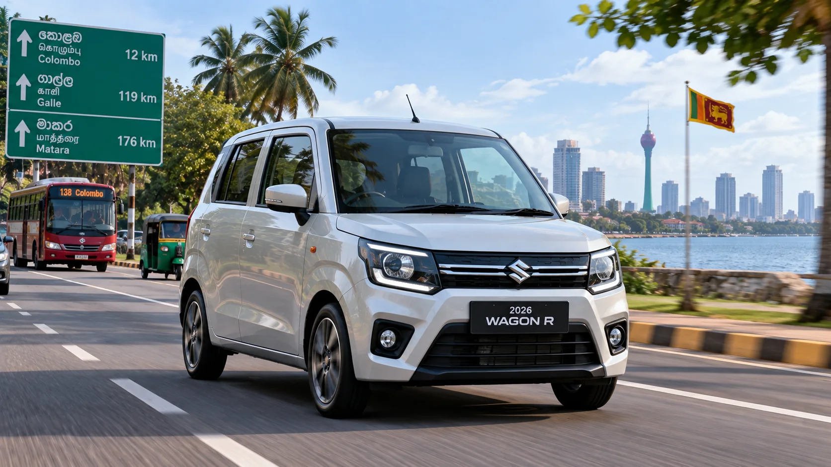 Mini van in Sri Lanka